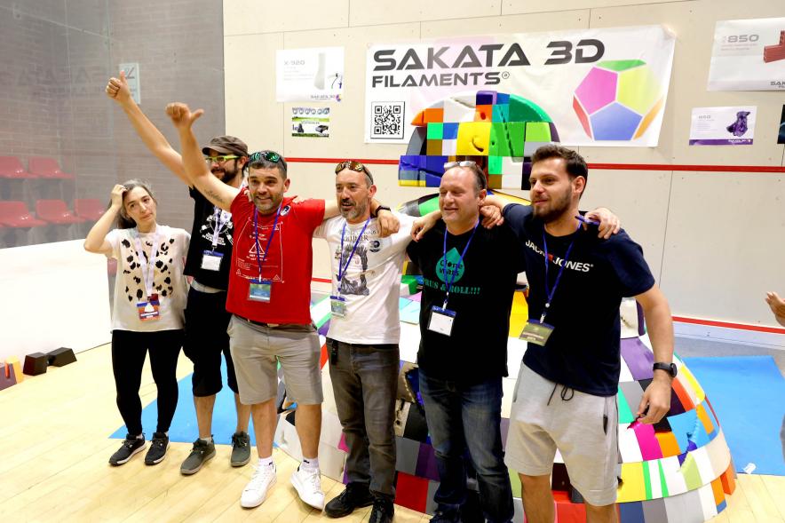 Stand Sakata en 3D Party en el Pabellón Amaya Valdemoro 2022