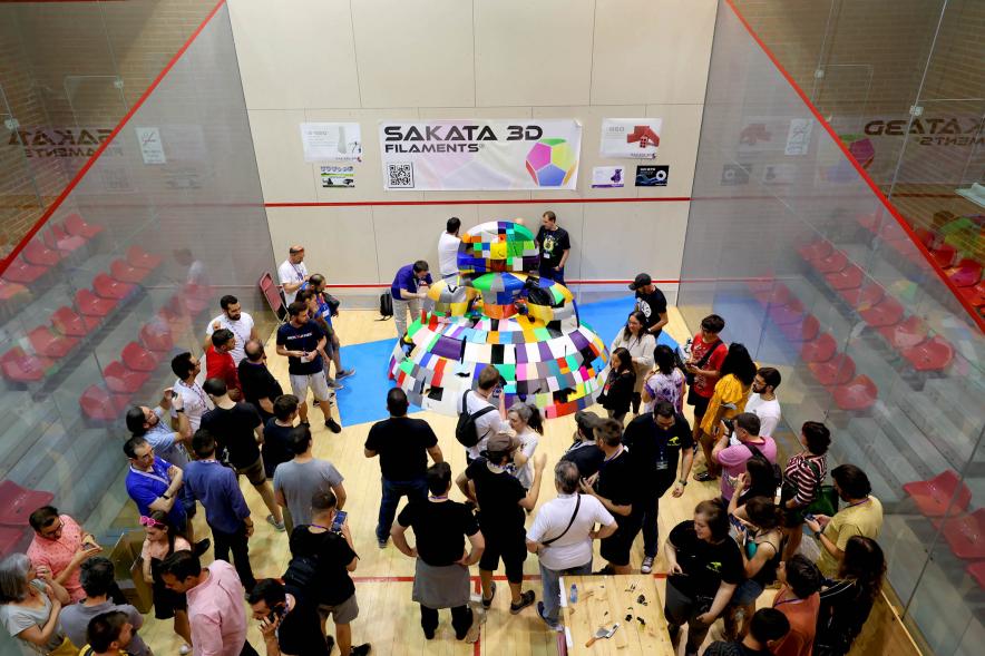 Participanres en Stand Sataka.3D Party en el Pabellón Amaya Valdemoro 2022 