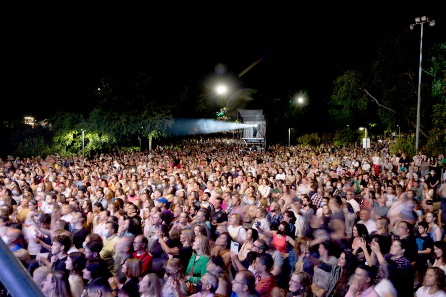 Público desde el escenario